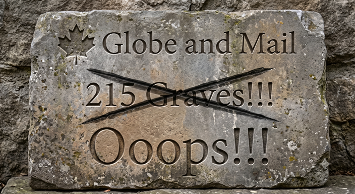 Globe and Mail – Still in the Grip of Mass Graves Psychosis